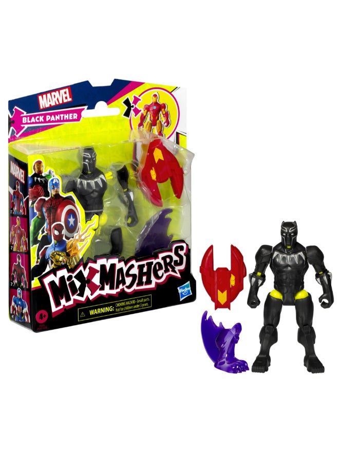 AVENGERS Avn Mixmashers Black Panther Basic Figur - Image 4
